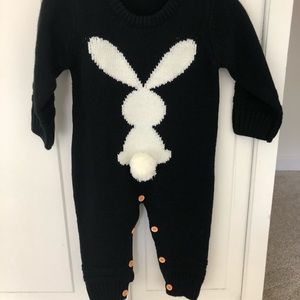 European brand Navy Bunny Sweater Onesie